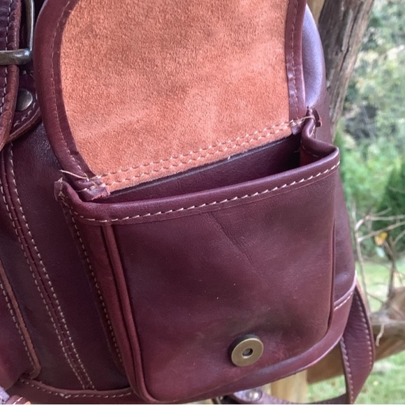 Natural Leather Handmade in Italy Backpack in Rich Mahogany main image 14
